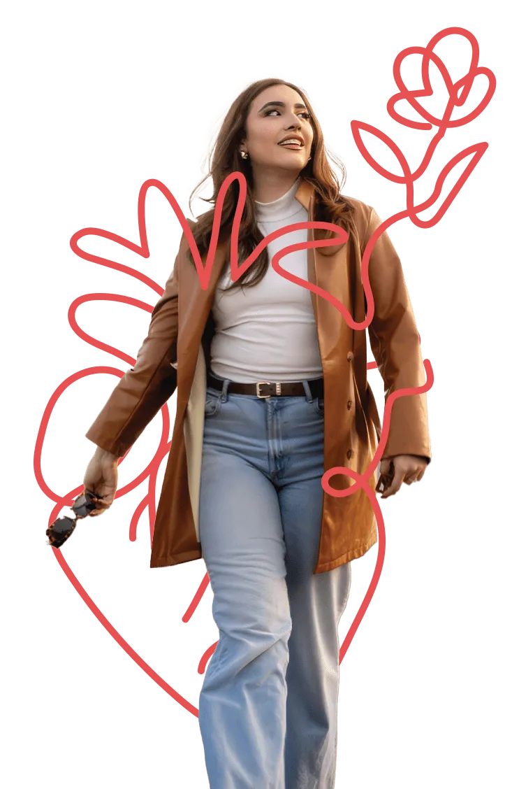 Gina Moreno with EmpowerMenTe logo